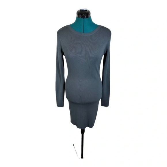 OPEN EDIT Long Sleeve Low Back Sweater Minidress NWOT - Picture 2 of 7